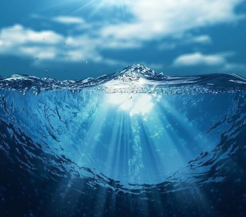 Underwater world, abstract marine backgrounds for your design