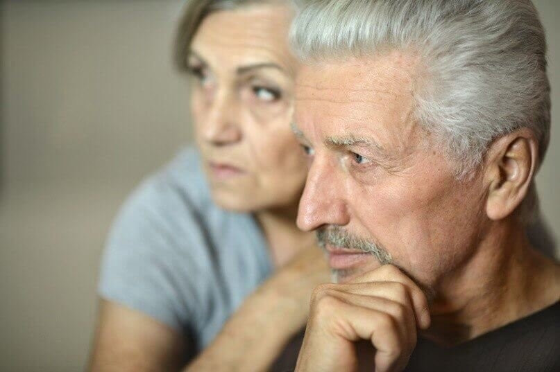 portrait of senior couple
