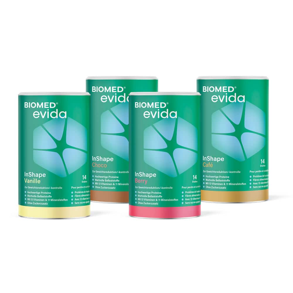 Biomed Evida InShape: Idealer Mahlzeitenersatz zum Abnehmen