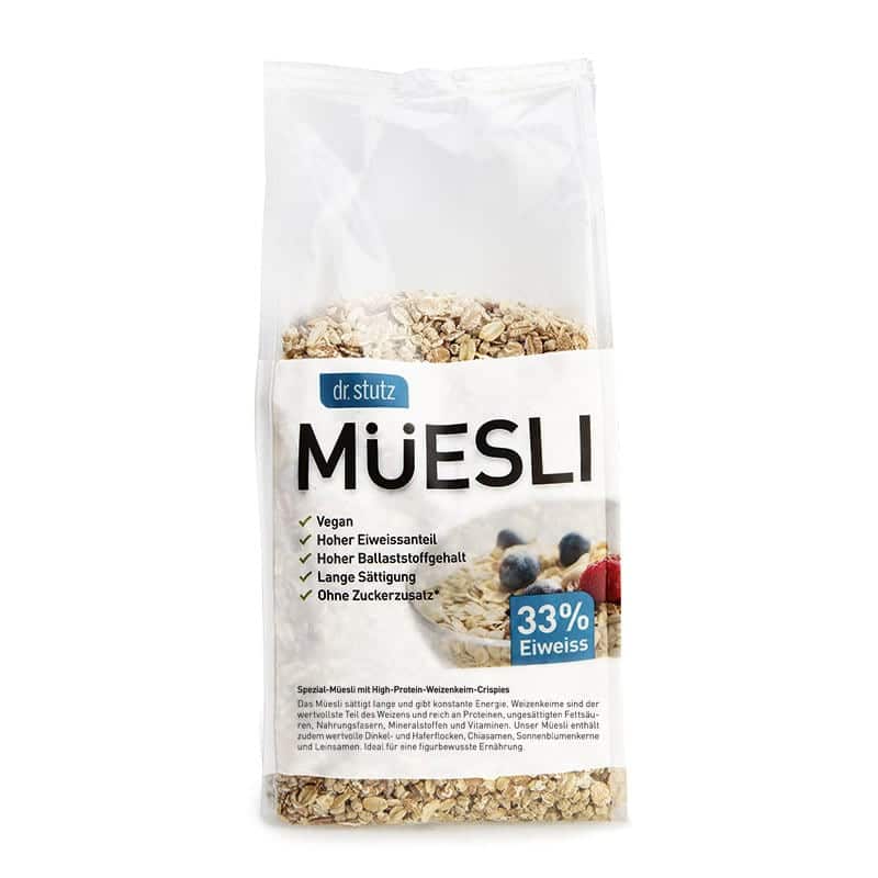 Beutel mit Spezial-Müesli von Doktor Stutz