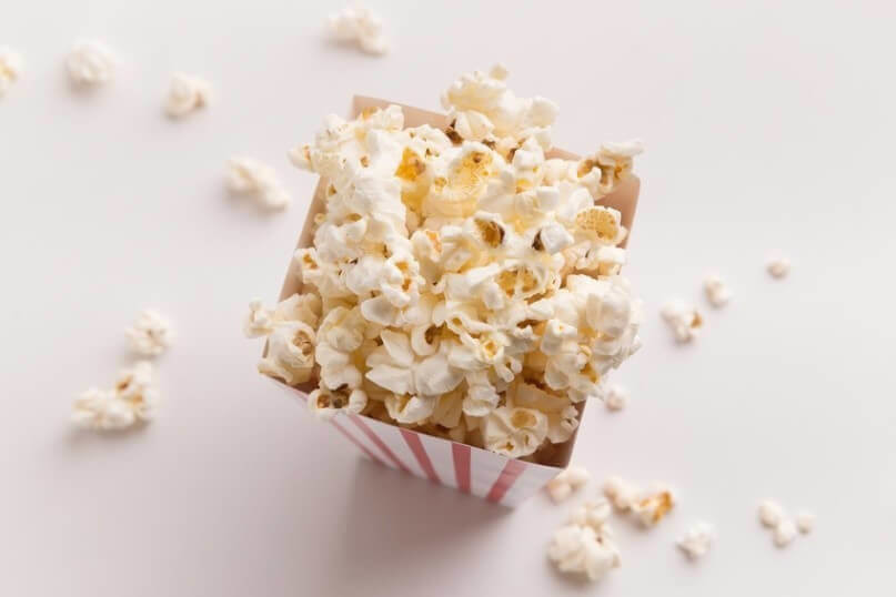 Ich bin auf einer Diät, die ich Popcorn essen kann