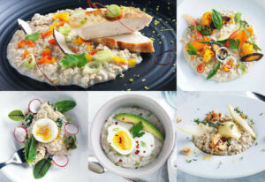Bilder von Porridgegerichten
