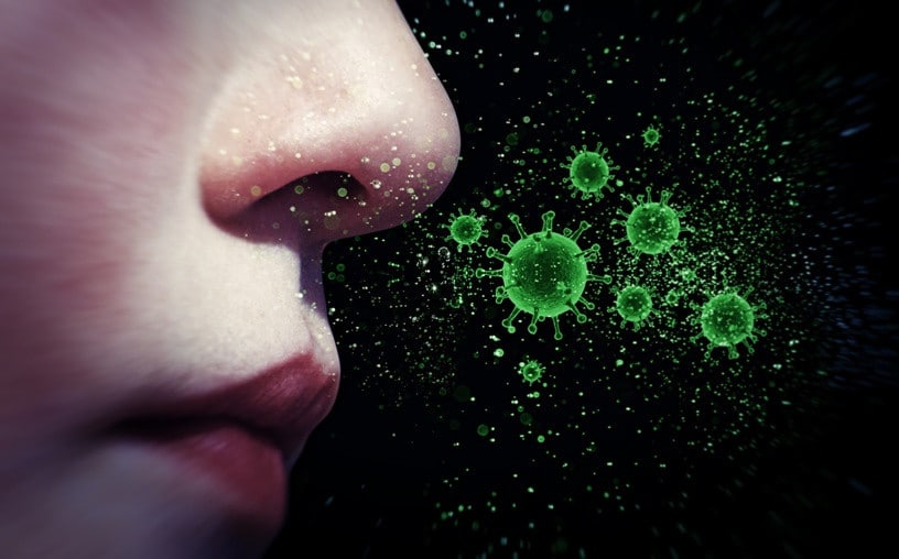 Nasenspray Viren Impfung Bild AdobeStock Urheber Juergen Faelchle