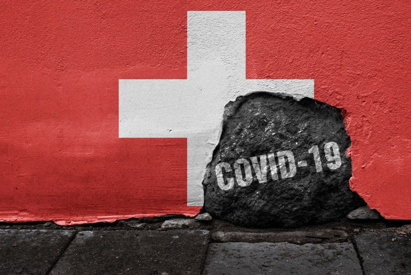 Covid Schweiz Hallo Bild AdobeStock Urheber bekulnis