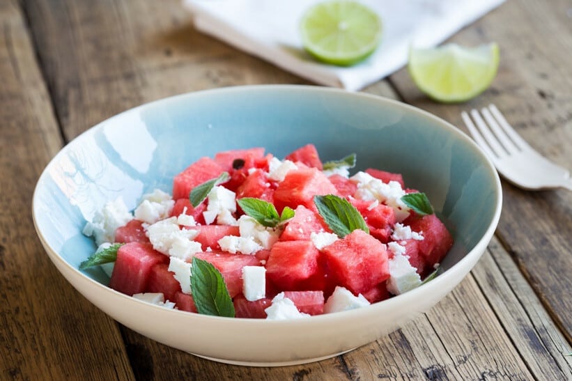 Wassermelonen Feta Salat