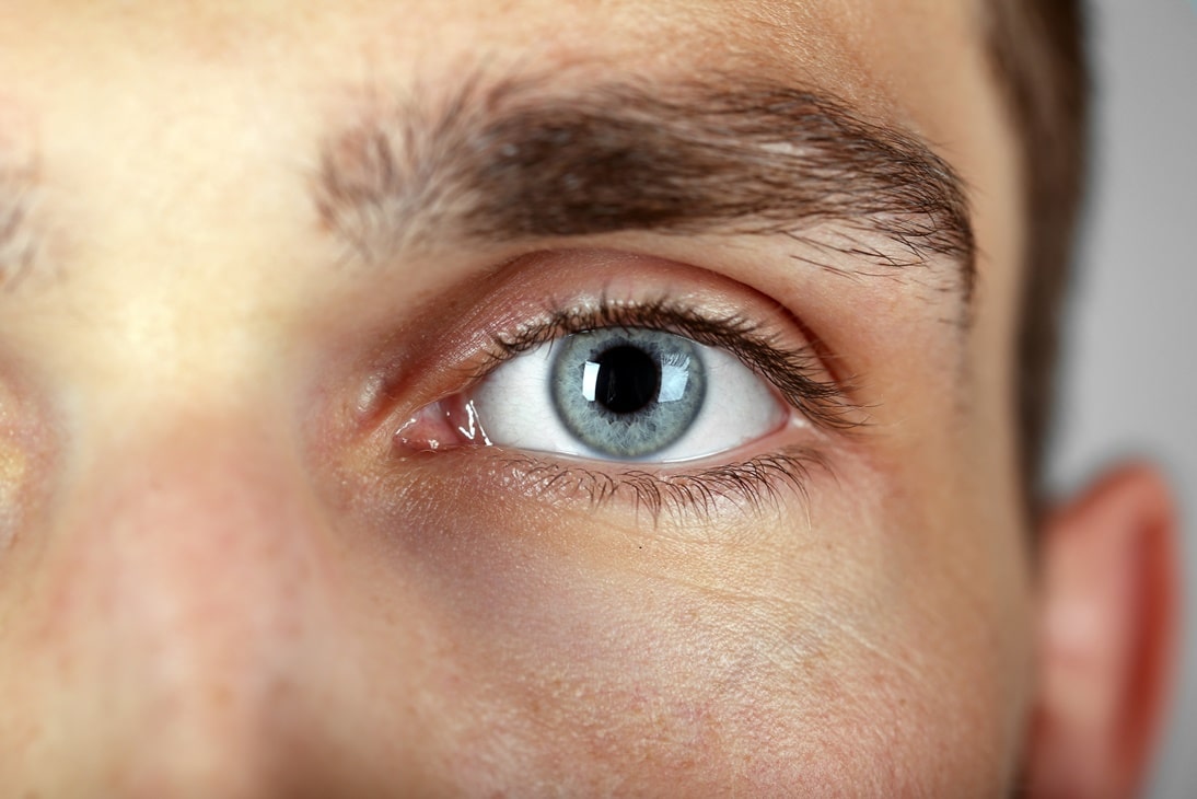 Das Auge eines Mannes