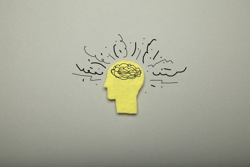 Anxiety stress in brain, overload in mind. Depression, adhd, ocd.